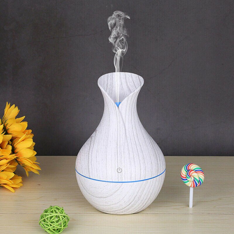 Humidificadora Madera Estilo Blanqueado