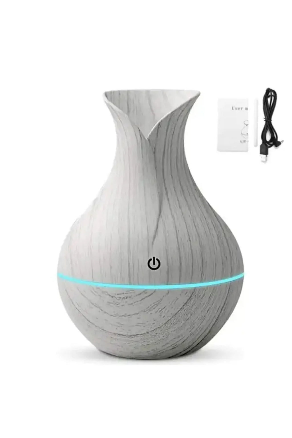 Humidificadora Madera Estilo Blanqueado