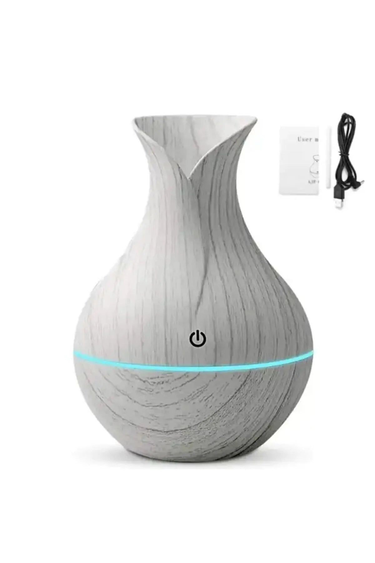 Humidificadora Madera Estilo Blanqueado
